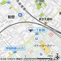 埼玉県春日部市粕壁6636-5周辺の地図