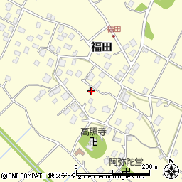 茨城県稲敷郡阿見町福田950周辺の地図