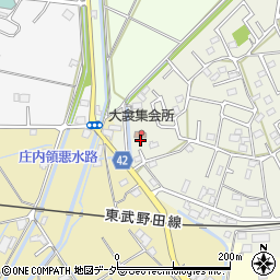 埼玉県春日部市大衾90周辺の地図