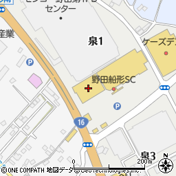 スポーツデポ野田船形店周辺の地図