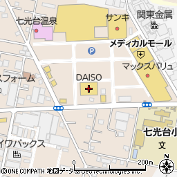 ダイソーイオンタウン野田七光台店周辺の地図