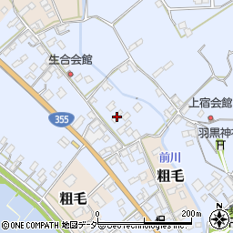 茨城県行方市富田282周辺の地図