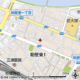 埼玉県春日部市粕壁東1丁目周辺の地図