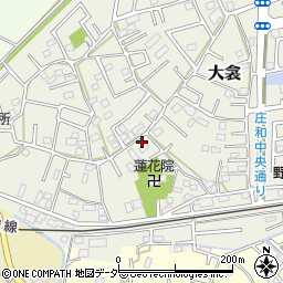 埼玉県春日部市大衾59周辺の地図