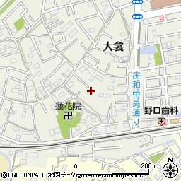 埼玉県春日部市大衾225周辺の地図