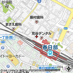 埼玉県春日部市粕壁1丁目周辺の地図