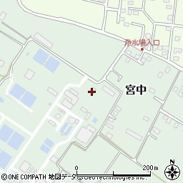 茨城県出先機関　企業局鹿行水道事務所周辺の地図