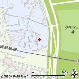 埼玉県春日部市西金野井1593周辺の地図