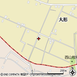 茨城県稲敷郡阿見町大形1702周辺の地図