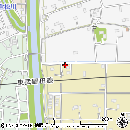 埼玉県春日部市永沼411周辺の地図