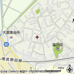 埼玉県春日部市大衾107周辺の地図
