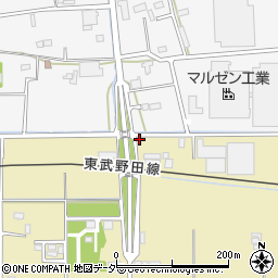埼玉県春日部市永沼599周辺の地図