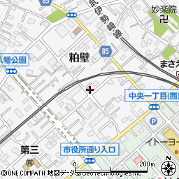 埼玉県春日部市粕壁6661-1周辺の地図