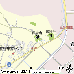 興泉寺周辺の地図