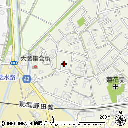埼玉県春日部市大衾102周辺の地図