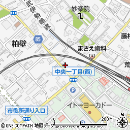 埼玉県春日部市粕壁6598-2周辺の地図