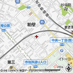 埼玉県春日部市粕壁6660-4周辺の地図