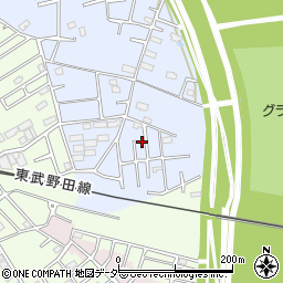 埼玉県春日部市西金野井1591周辺の地図