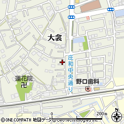 埼玉県春日部市大衾217周辺の地図