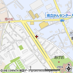 埼玉県上尾市原市1424-14周辺の地図