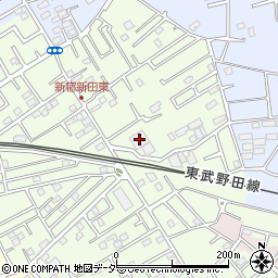 埼玉県春日部市新宿新田279周辺の地図