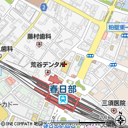 埼玉県春日部市粕壁1丁目8周辺の地図