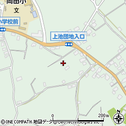 茨城県牛久市岡見町2008周辺の地図