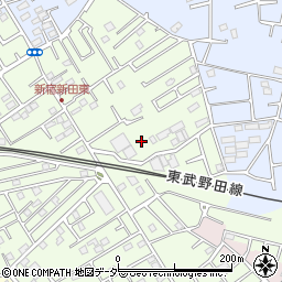 埼玉県春日部市新宿新田272周辺の地図