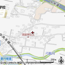 長野県茅野市宮川坂室周辺の地図