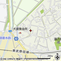 埼玉県春日部市大衾99周辺の地図
