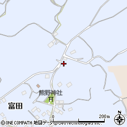 茨城県行方市富田1214周辺の地図