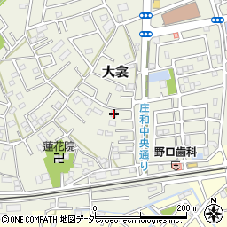 埼玉県春日部市大衾222周辺の地図