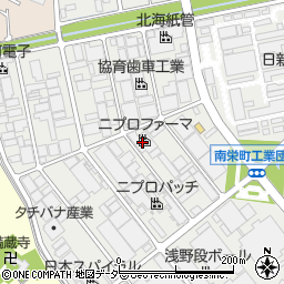 ニプロジェネファ株式会社　春日部工場周辺の地図