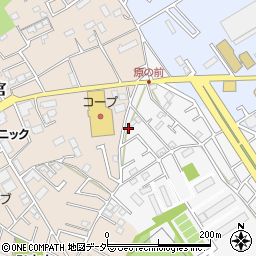 埼玉県上尾市原市1420-4周辺の地図