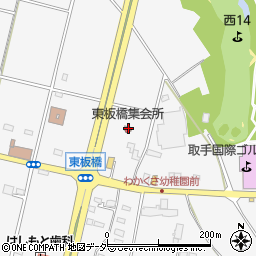 茨城県つくばみらい市板橋2638周辺の地図