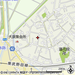 埼玉県春日部市大衾104周辺の地図