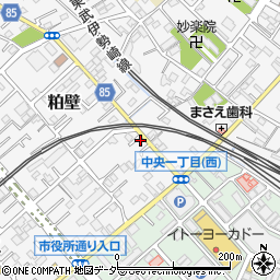 埼玉県春日部市粕壁6632-1周辺の地図