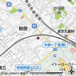 埼玉県春日部市粕壁6628-7周辺の地図
