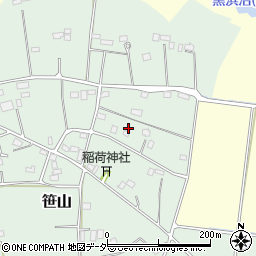 埼玉県蓮田市笹山周辺の地図