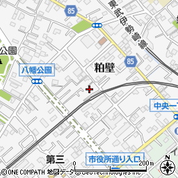 埼玉県春日部市粕壁6691-10周辺の地図