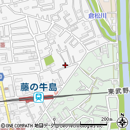 埼玉県春日部市牛島1473-35周辺の地図