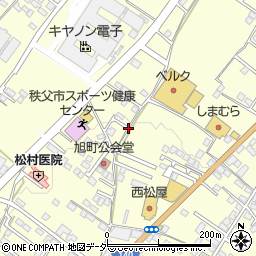 埼玉県秩父市下影森周辺の地図