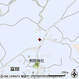 茨城県行方市富田1486周辺の地図