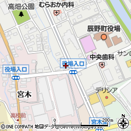 長野日報社辰野支局周辺の地図