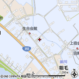 茨城県行方市富田284周辺の地図