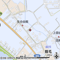 茨城県行方市富田284周辺の地図