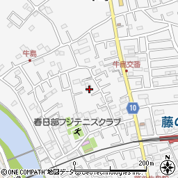 埼玉県春日部市牛島178周辺の地図