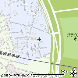 埼玉県春日部市西金野井1590周辺の地図