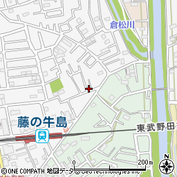 埼玉県春日部市牛島1473-2周辺の地図