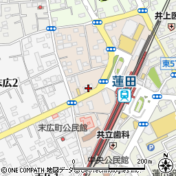 埼玉りそな銀行蓮田支店 ＡＴＭ周辺の地図